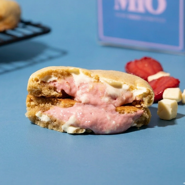 Strawberry Cheesecake Lava Cookie