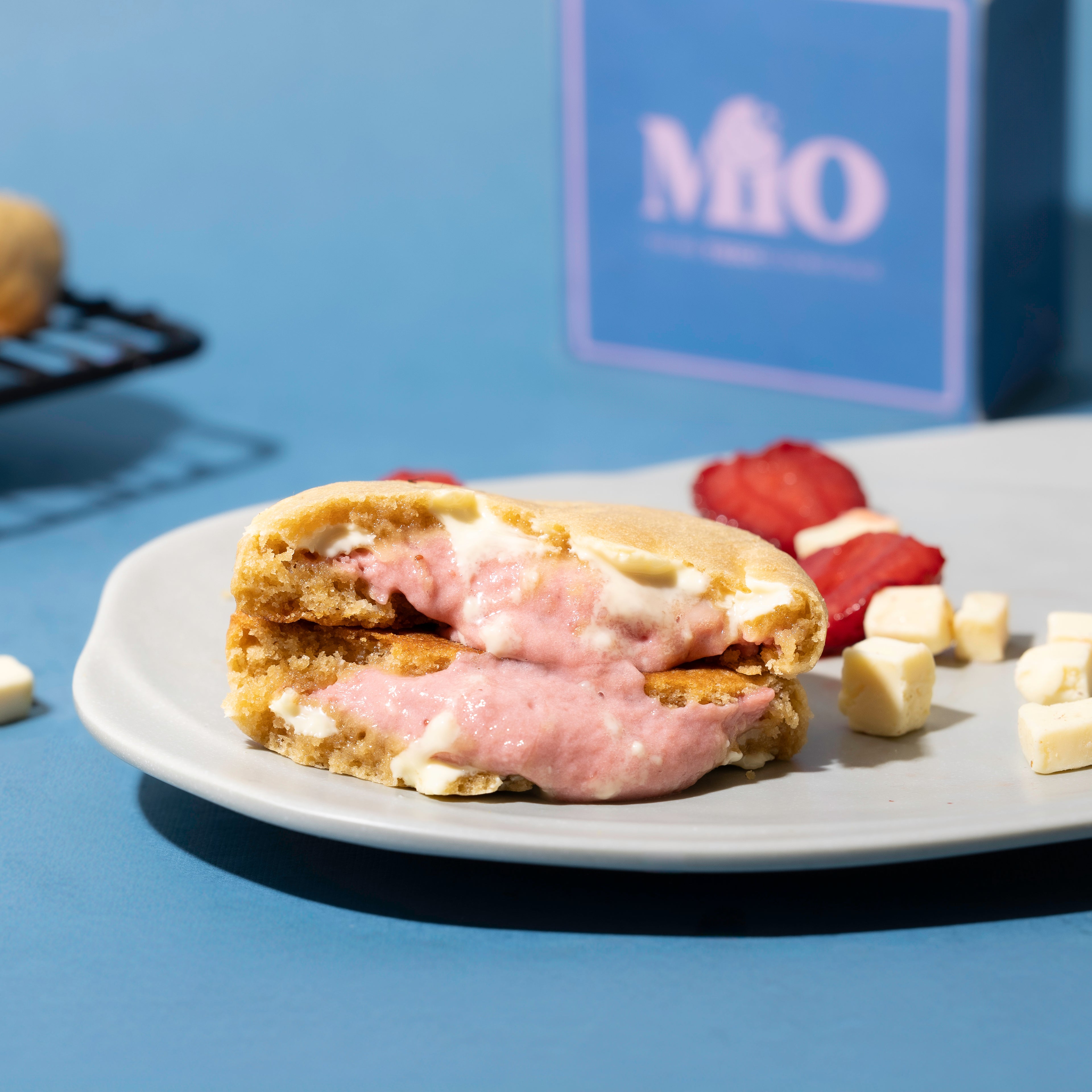 Strawberry Cheesecake Lava Cookie