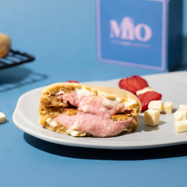 Strawberry Cheesecake Lava Cookie